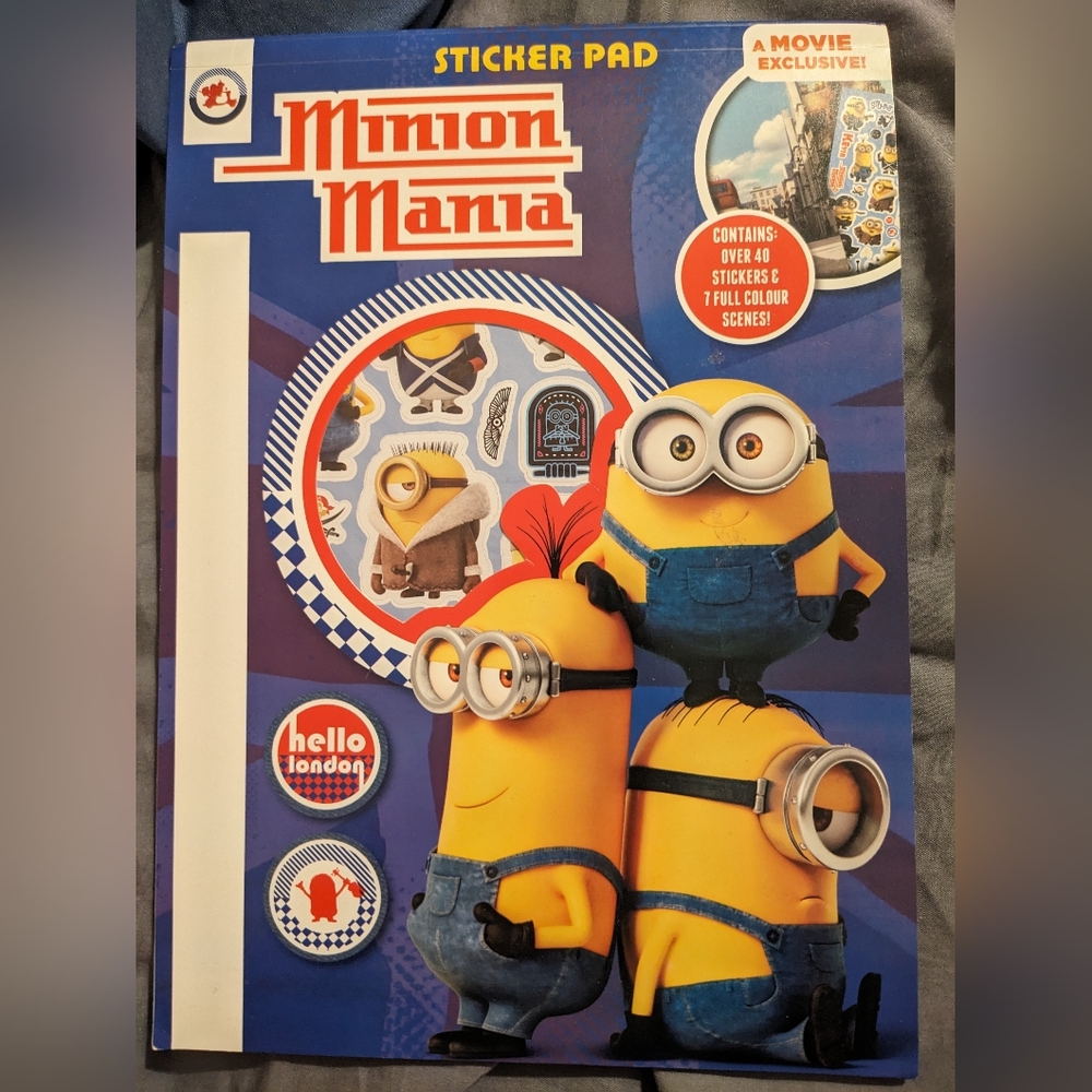 Minion Mania Sticker Pad